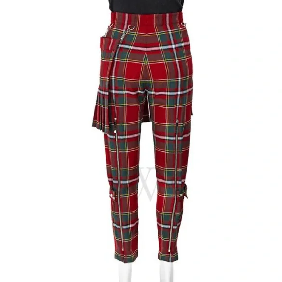 BURBERRY Plaid Trousers - Picture 3 of 14
